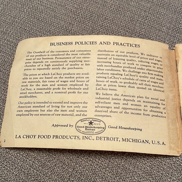 Vintage Recipe Booklet by La Choy Foods THE ART & SECRETS OF CHINESE COOKERY - Picture 2 of 15